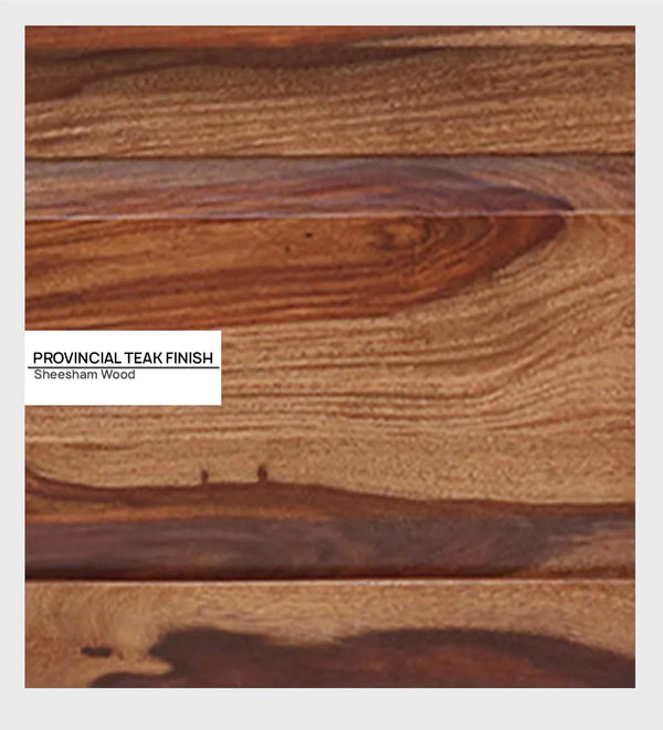 Classic Sheesham Wood Shoe Cabinet In Provincial Teak Finish