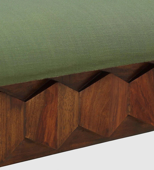 Sheesham Wood 2 Seater Bench In Provincial Teak Finish