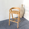 Antalya Modern Wooden Bar Stool