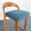 Antalya Modern Wooden Bar Stool With Cushion