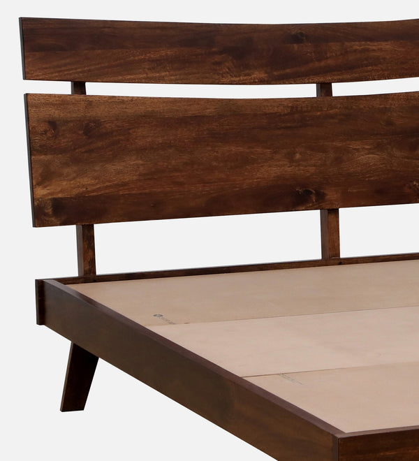 Antalya Modern Mango Wood Bed In Tubbaq Finish - All Sizes