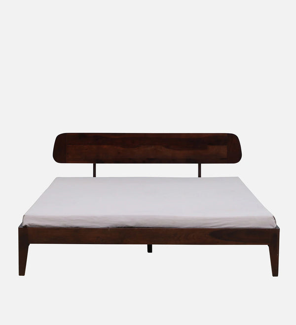 Rao Sheesham Wood Bed In Rosewood Finish- All Sizes