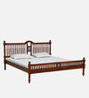Traditional Sheesham Wood Bed In Honey Finish - All Sizes