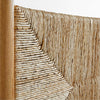 Antalya Modern Solid Wood Rush Woven Bed- All Sizes