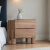 Ibiza Acacia Wood Side Table With Drawer