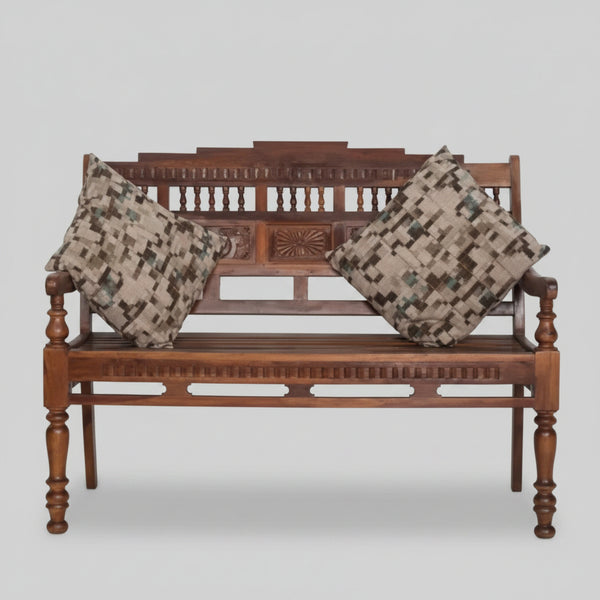 Modern Hollis Classy Stylish Solid Sheesham Wood Seating Bench