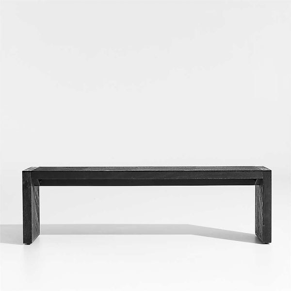 Luna Mango Wood Charcoal Dining Bench