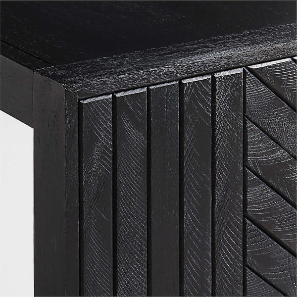 Luna Mango Wood Charcoal Dining Bench