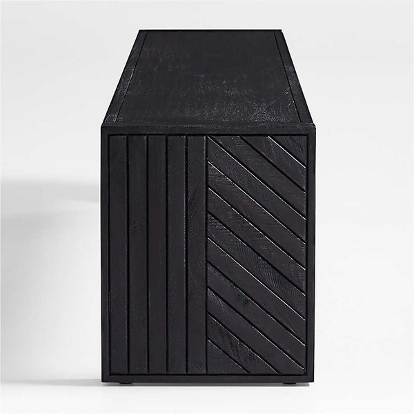 Luna Mango Wood Charcoal Dining Bench