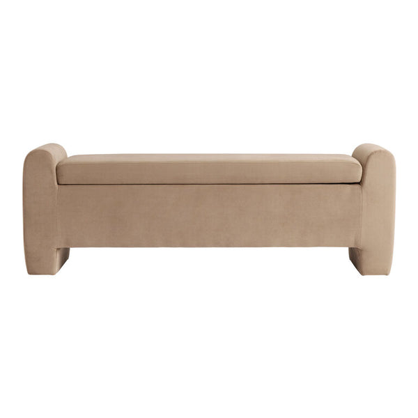 Luna Velvet Upholstered Storage Bench