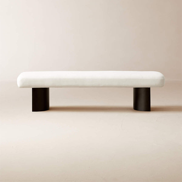 Alibi Linen Upholstered Bench