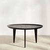 Solid Wood Coffee Table - Black Finish