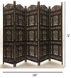 Rajasthani Carved Mango Wood Dividers - Brown