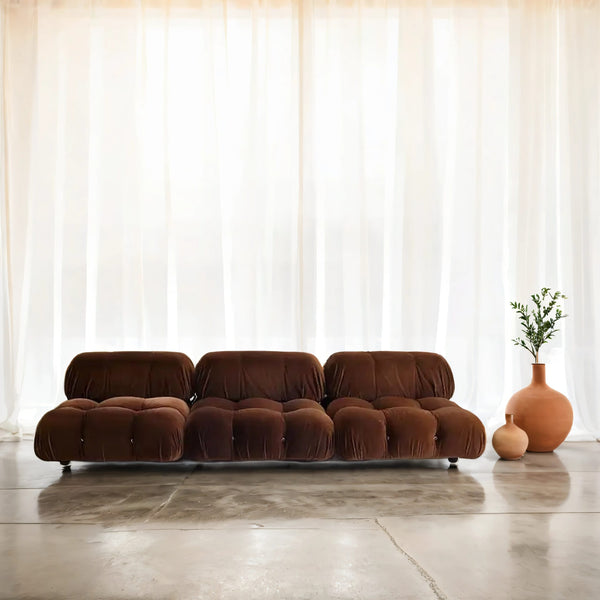 Berlin Designer Modular Sofa In Velvet