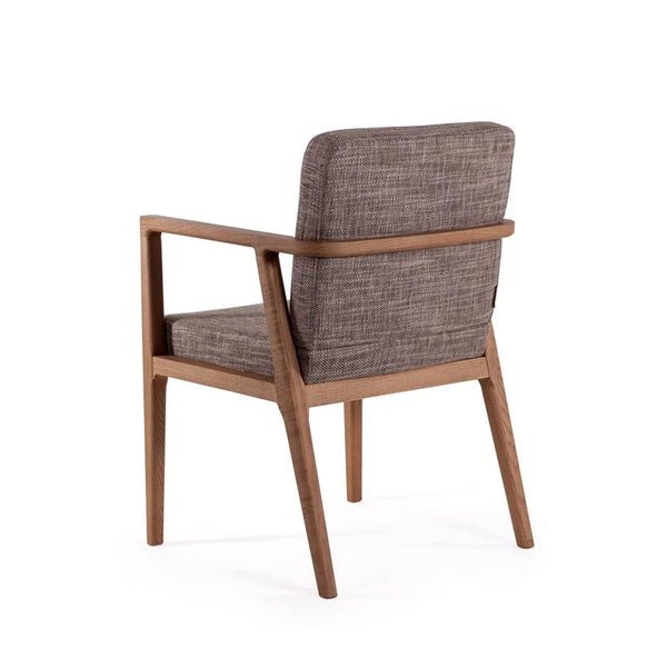 Modern Stylish Solid Teakwood Wood Arm Chair