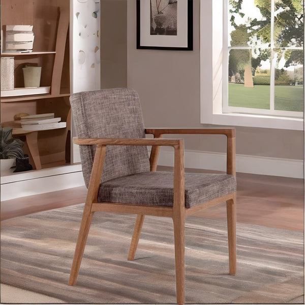 Modern Stylish Solid Teakwood Wood Arm Chair