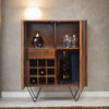 Premium Finish Mango Wood Bar Cabinet