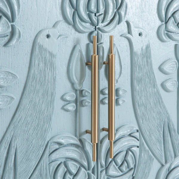 Dove Solid Oak Storage Cabinet