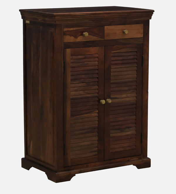 Sheesham Wood Hallway Cabinet - In Provincial Teak Finish