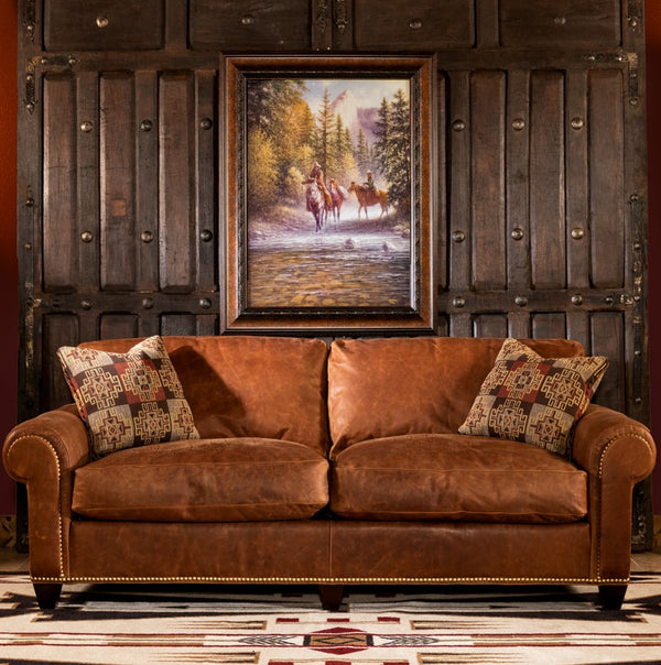 Jaipur Leather Sofa