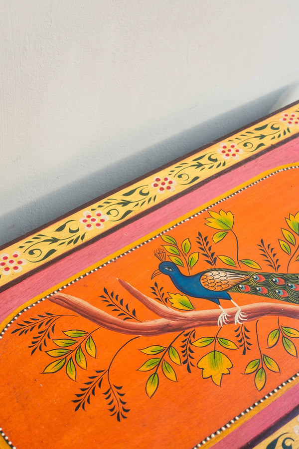Jaipur Style Hand Painted Mango Wood Cabinet
