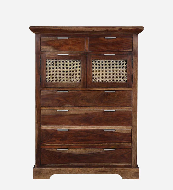 Classic Sheesham Wood Chest Of Drawers In Provincial Teak Finish
