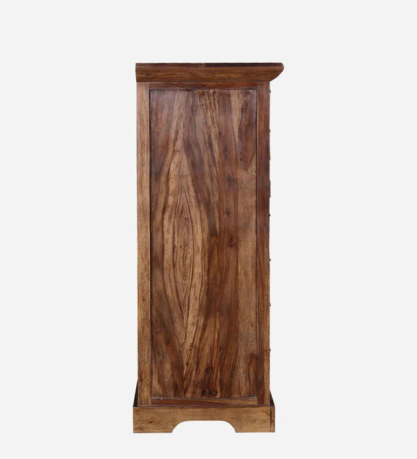 Classic Sheesham Wood Chest Of Drawers In Provincial Teak Finish