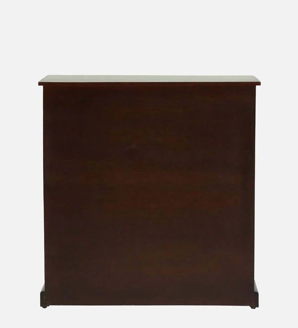 Classic Sheesham Wood Chest Of Drawers In Dark Mahogany Finish