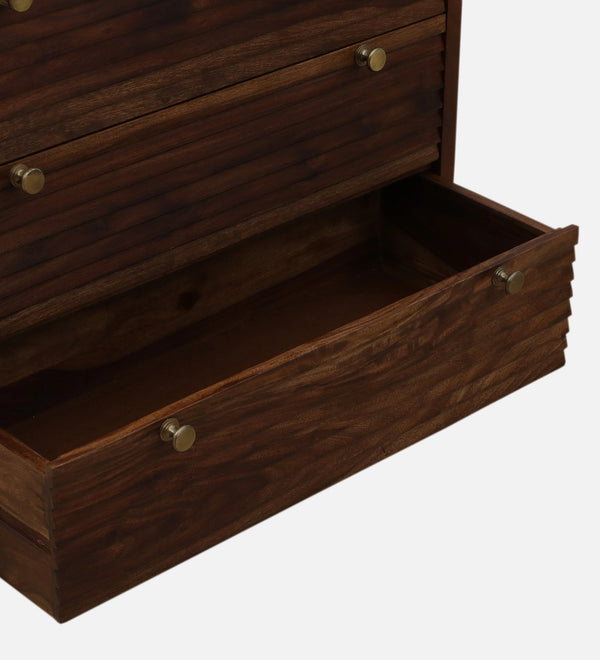 Solid Wood Chest Drawers - Provincial Teak Finish