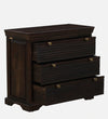 Classic 3 Drawer Bedside Table In Warm Chestnut Finish