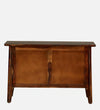 Classic Sheesham Wood Chest Of Drawers With Brass Inlay In Provincial Teak Finish