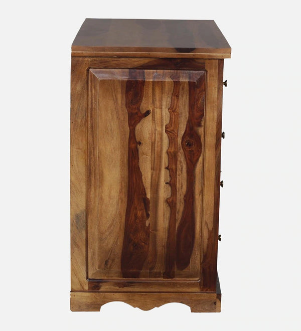 Classic Sheesham Wood Chest Of Drawers In Provincial Teak Finish