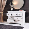 Mango Wood Drawer Chest In Premium White