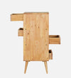 Modern Solid Wood Chest Of Drawers In Natural Finish