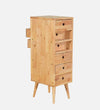 Modern Solid Wood Chest Of Drawers In Natural Finish
