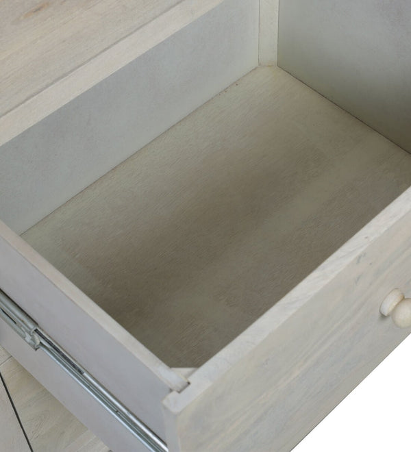 Modern Solid Wood Chest of Drawers in Light Brown Colour