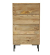 Modern Solid Wood Chest Of Drawers In Natural Finish