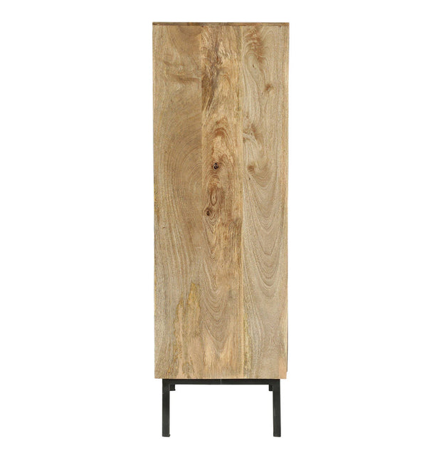 Modern Solid Wood Chest Of Drawers In Natural Finish