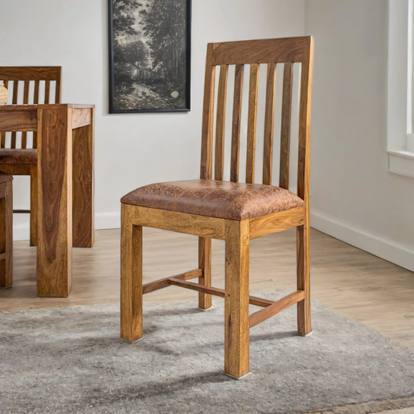 Modern Jaipur Stylish Solid Sheesham Wood Dining Chair
