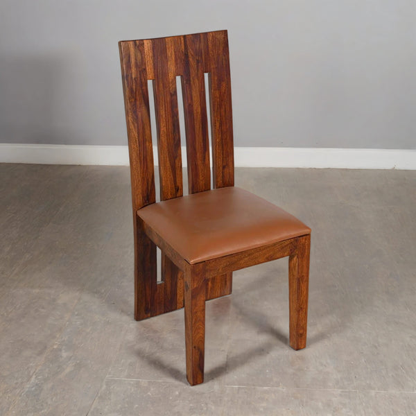 Modern Stylish Solid Sheesham Wood Dining Chair
