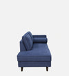 Modern Fabric Chaise Lounger in Navy Blue Colour