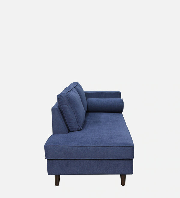 Modern Fabric Chaise Lounger in Navy Blue Colour