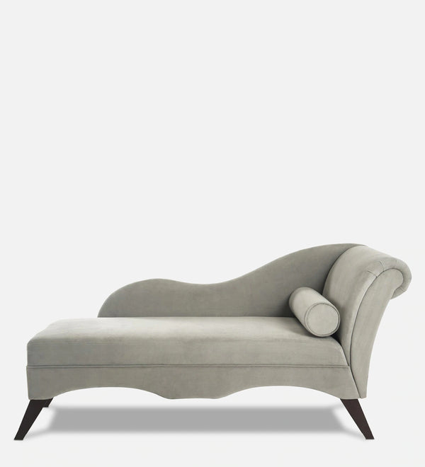 Modern Fabric Chaise Lounger in Grey Colour
