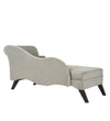 Modern Fabric Chaise Lounger in Grey Colour
