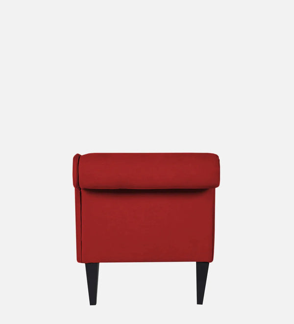 ModernFabric Chaise Lounger in Blood Maroon Colour