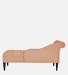 Modern Fabric Chaise Lounger in Cosmic Beige Colour