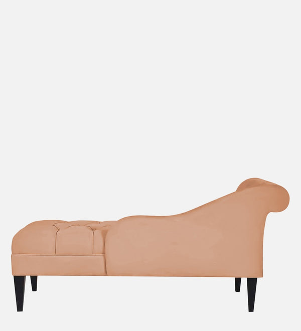 Modern Fabric Chaise Lounger in Cosmic Beige Colour