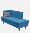 Modern Chaise Lounger in Sea Blue Colour