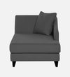 Modern Fabric Chaise Lounger in Charcoal Grey Colour