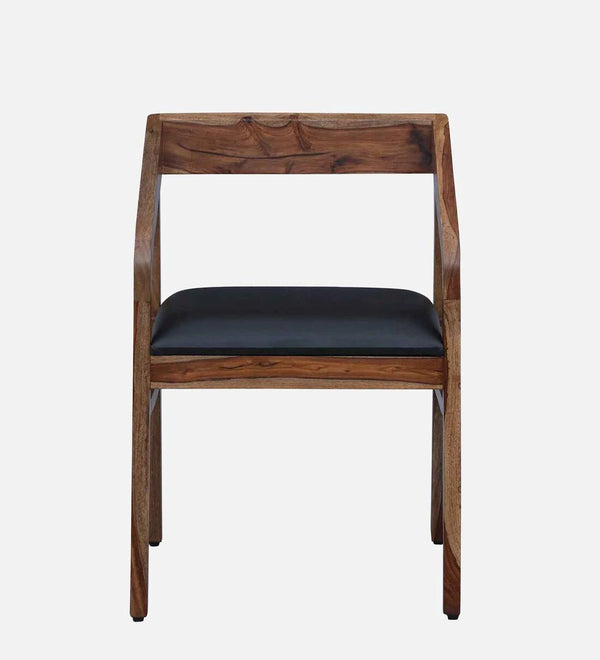 Classic Sheesham Wood Arm Chair In Rustic Finish